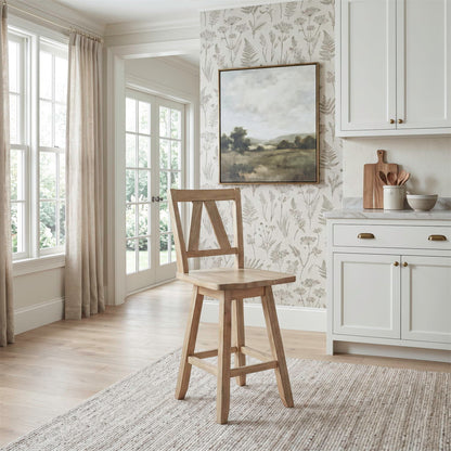 Lindsey Farm - Counter Height Swivel Chair (RTA)