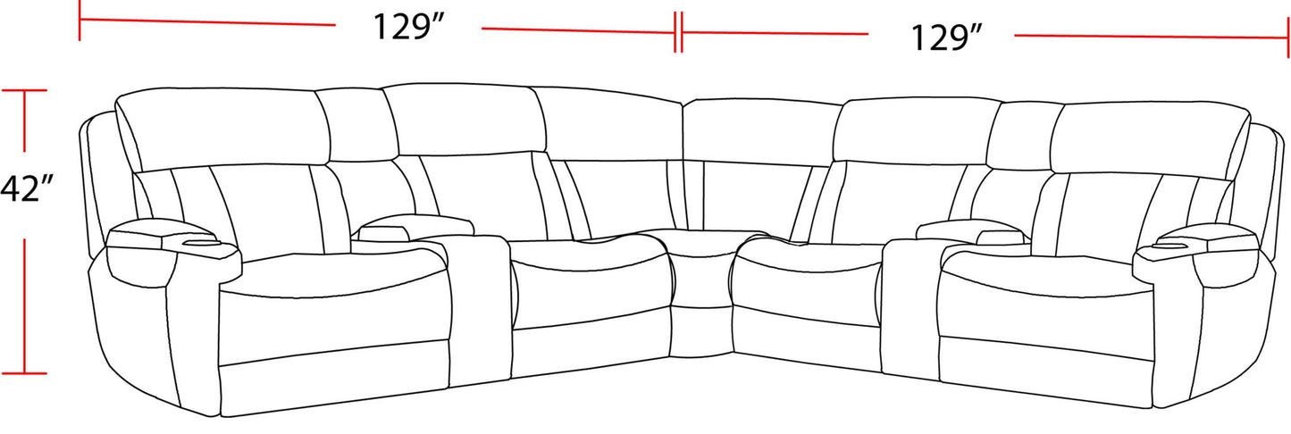 Empire - Modular Power Reclining Sectional
