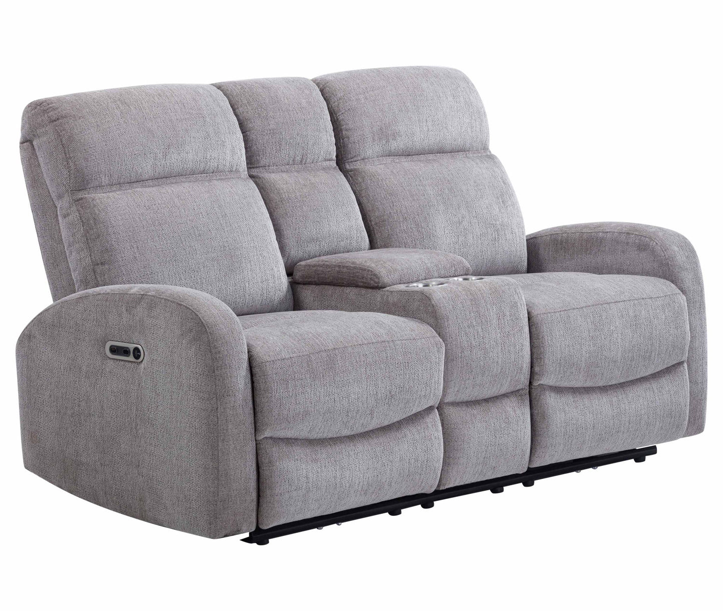 Tuscany - Power Reclining Console Loveseat - Whiskers Nature