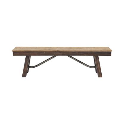Transitions - Dining Bench - Driftwood / Sable