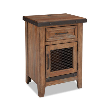 Taos - 1 Drawer Nightstand - Canyon Brown