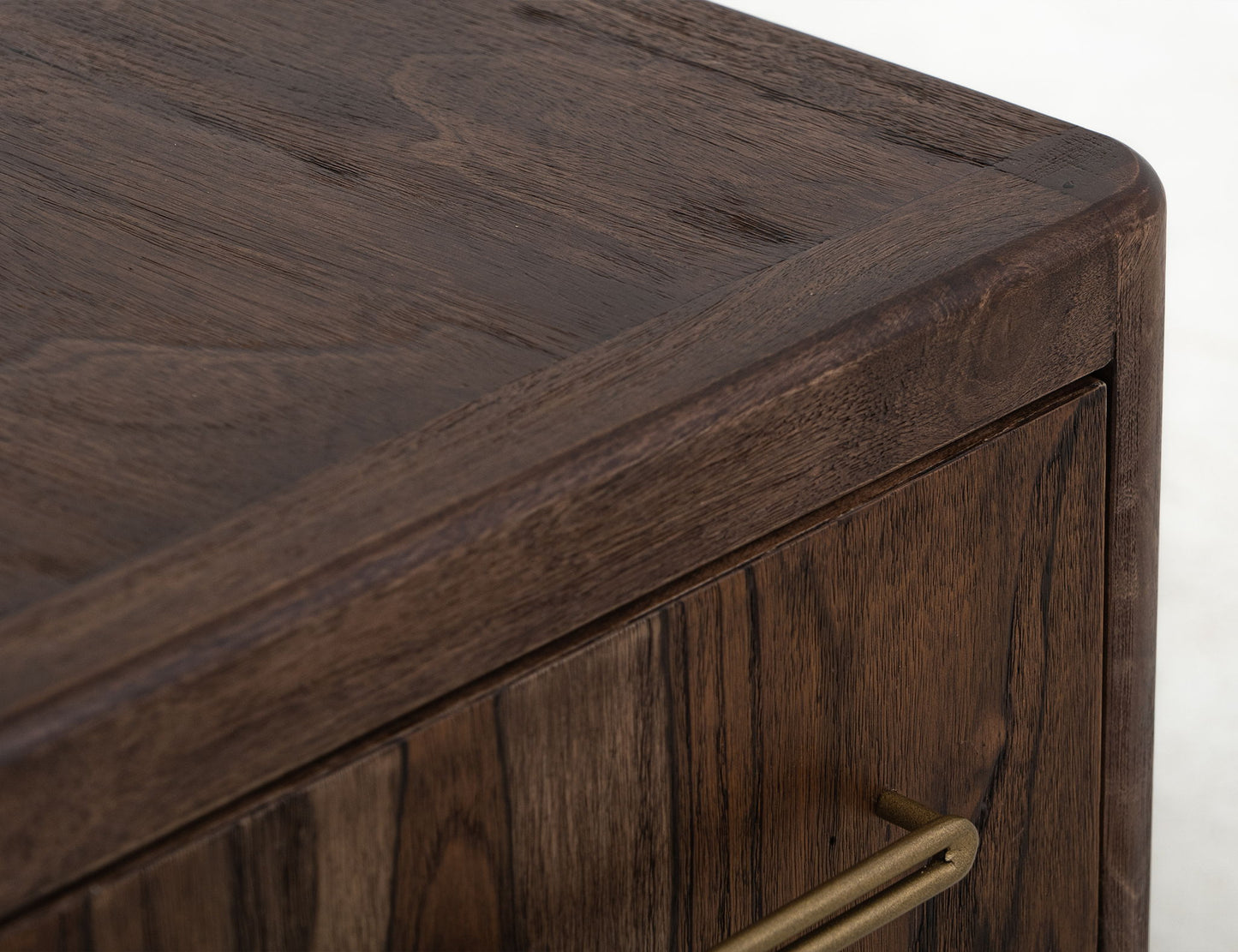 Praga - 2-Drawer Nightstand - Almond / Barrel Brown