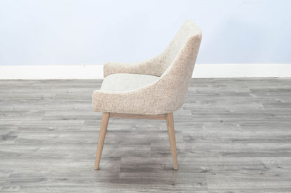 Olivia - Lowback Cushioned Dining Chair (Set of 2) - Wheat