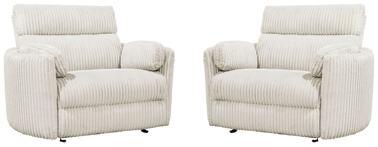 Radius Xl - Extra Wide Power Glider Recliner (Set of 2)