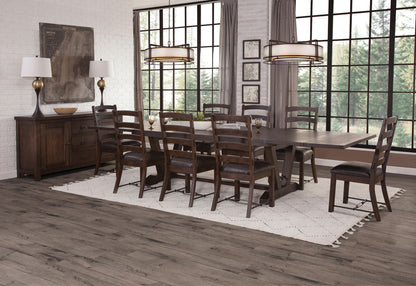 Folding Leaf Extension Dining Set