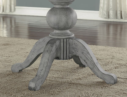 Plymouth - Round Pedestal Dining Table - Gray
