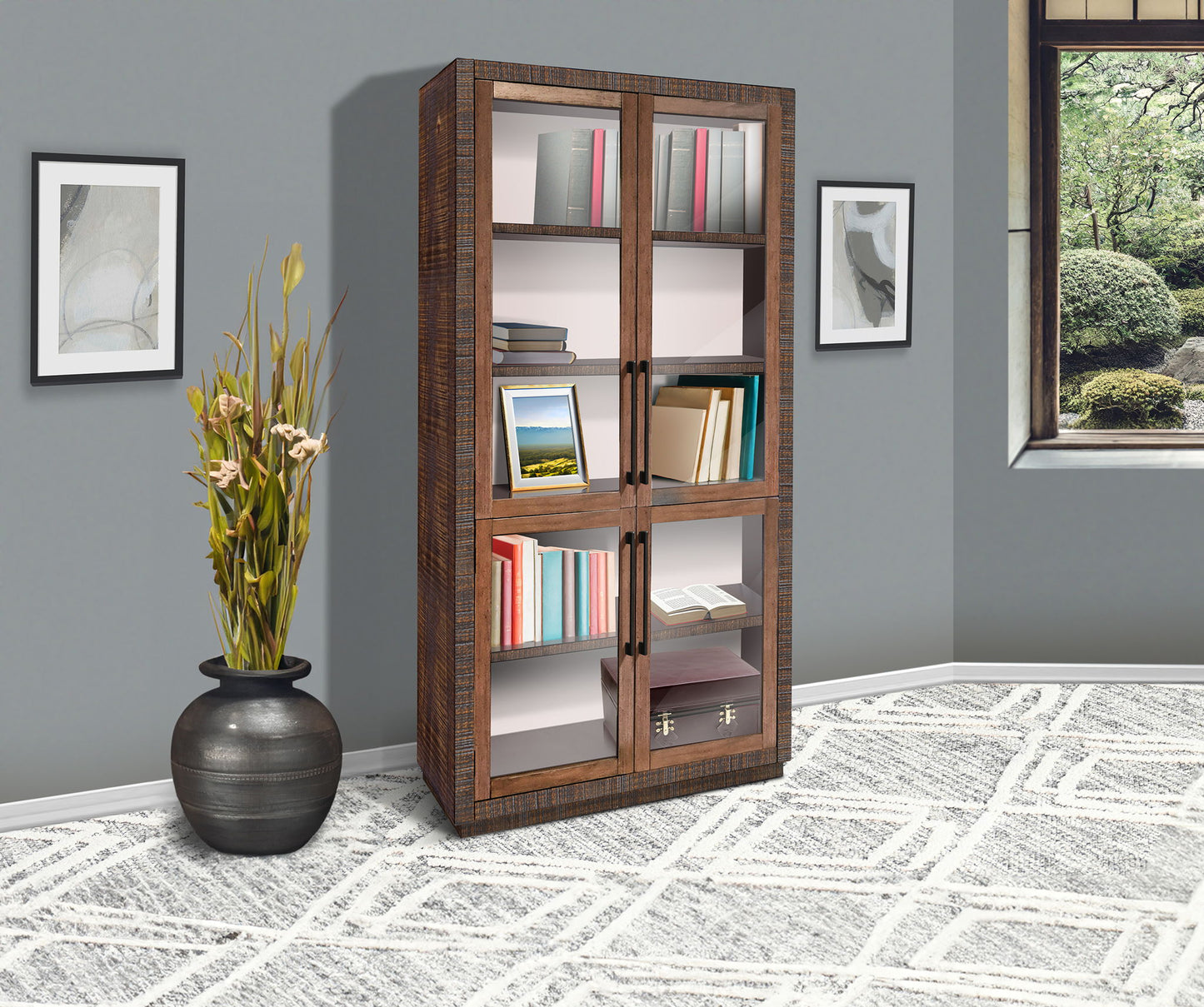 Boise - Tall Cabinet - Tobacco Leaf / Buckskin