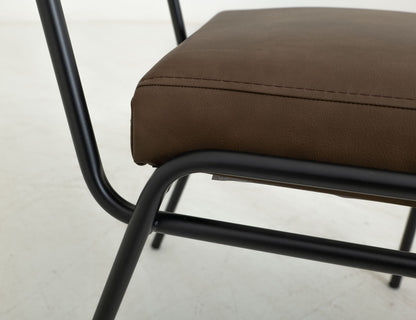 Balam - Chair (Set of 2) - Ivory White / Dark Brown