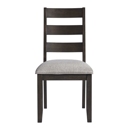 Beacon - Ladder Chair - Charcoal / Walnut