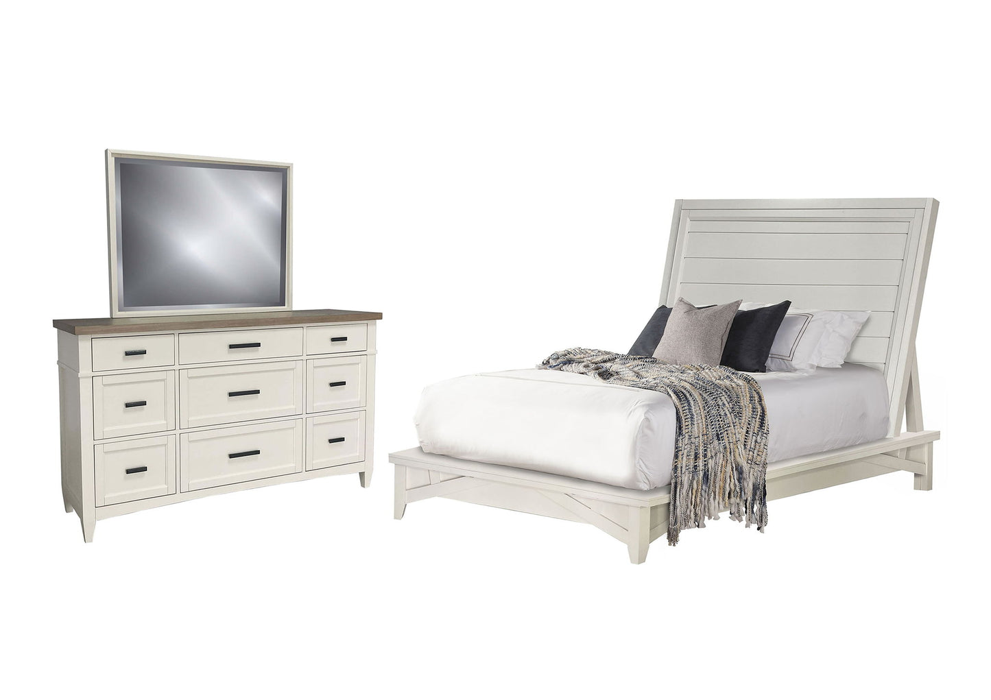 Americana Modern Bedroom - Platform Set