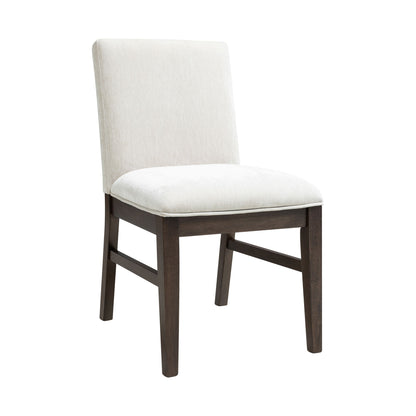 West End - Parson Chair With Ivory Upholstery