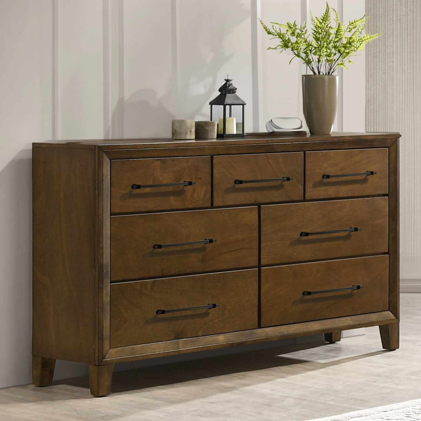 Ballard - 7 Drawer Dresser - Walnut