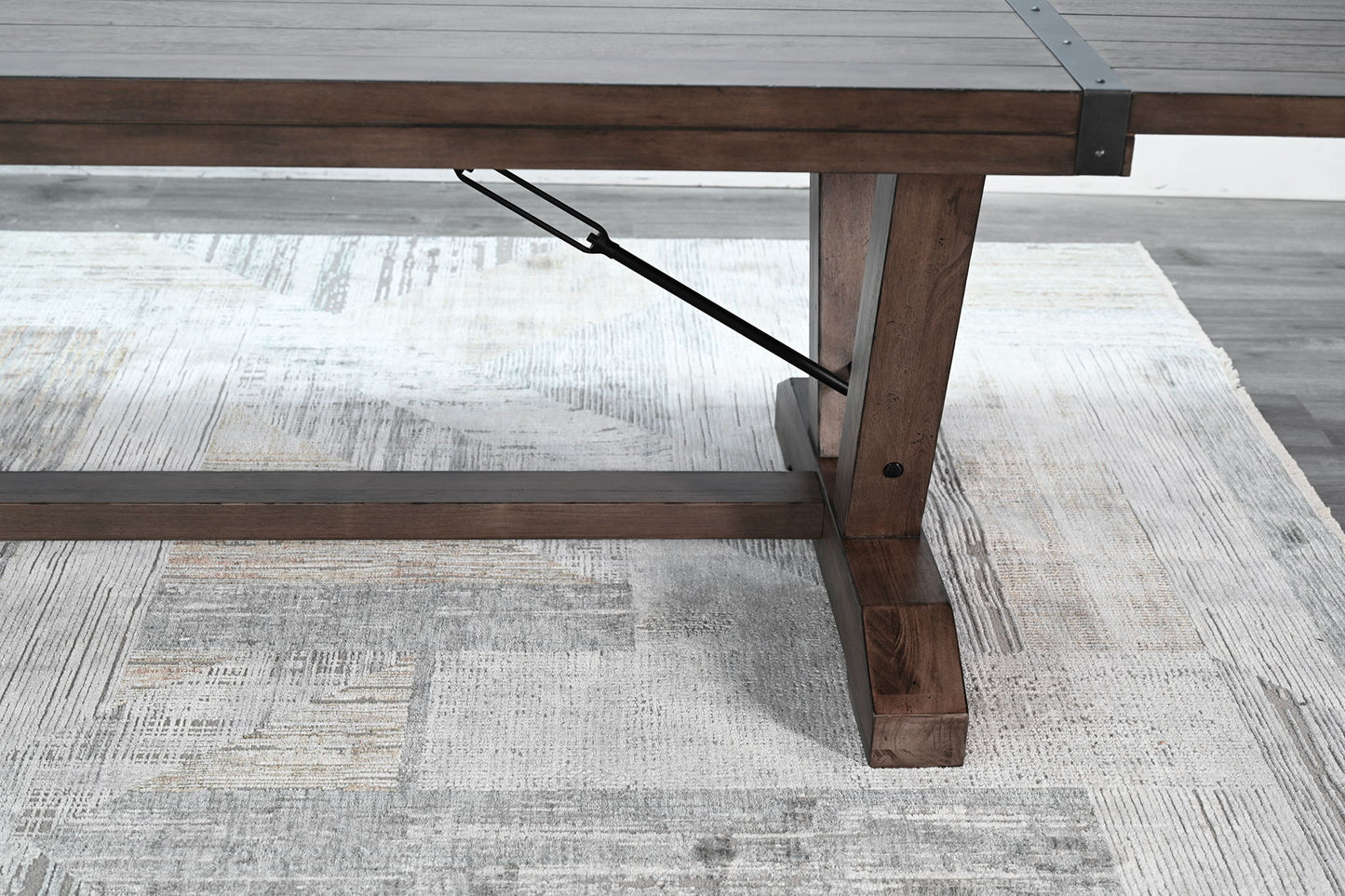 Doe Valley - Yellowstone Dining Table With Extensions With Folding Leaves - Buckskin