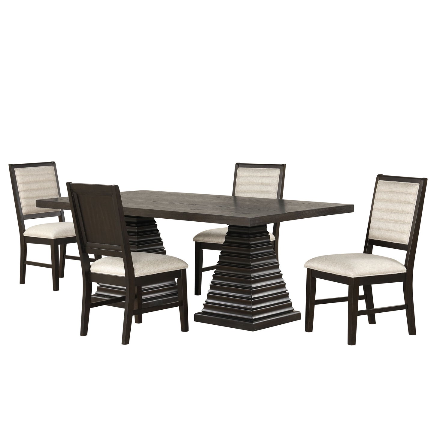 Plateau - 78" Rectangle Dining Table Set