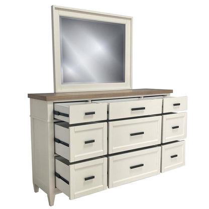 Americana Modern Bedroom - 9 Drawer Dresser