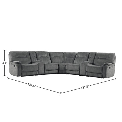 Cooper - Modular Manual Reclining Sectional