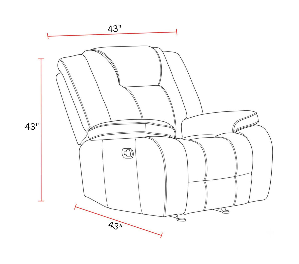Bruno - Manual Glider Recliner