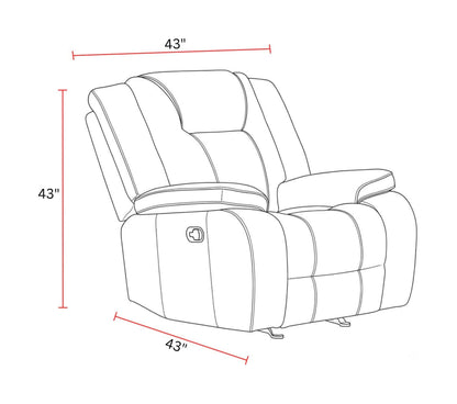 Bruno - Manual Glider Recliner