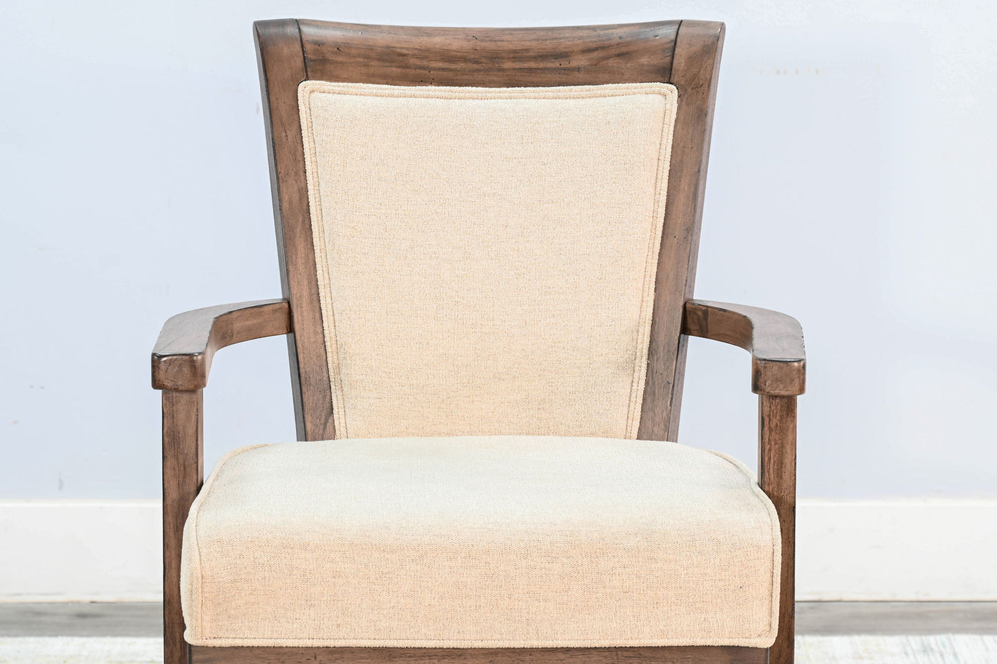 Doe Valley - Game Chair With Casters, Cushion Seat & Back - Buckskin / Beige