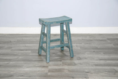 Marina - Stool With Wood Seat (Set of 2)