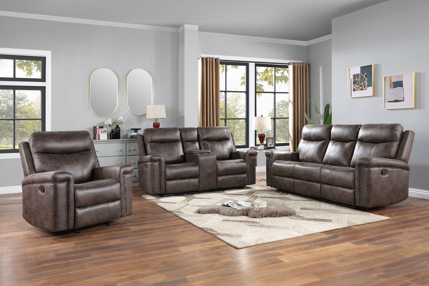 Quade - Sofa With Dual Recliner