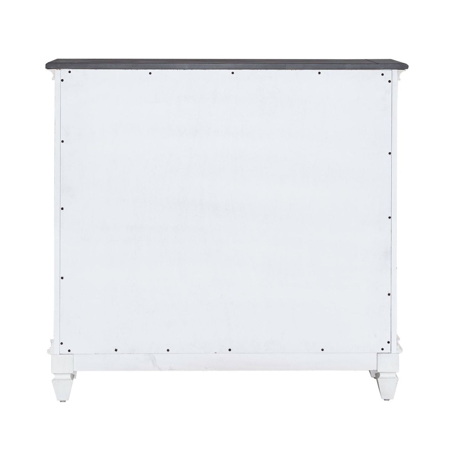 Allyson Park - Accent Hall Console - Wirebrushed White / Charcoal