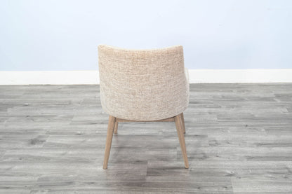 Olivia - Lowback Cushioned Dining Chair (Set of 2) - Wheat