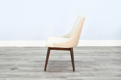 American Modern - Upholstered Cushion Seat Dining Chair (Set of 2) - Walnut