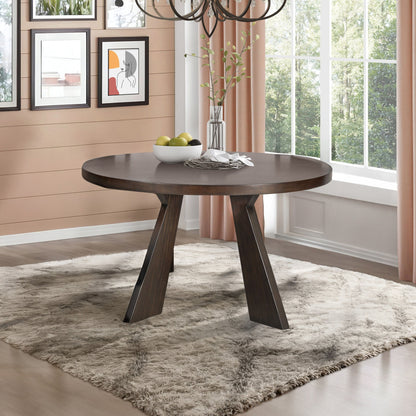 Chestnut Ridge - 47" Round Table - Brown