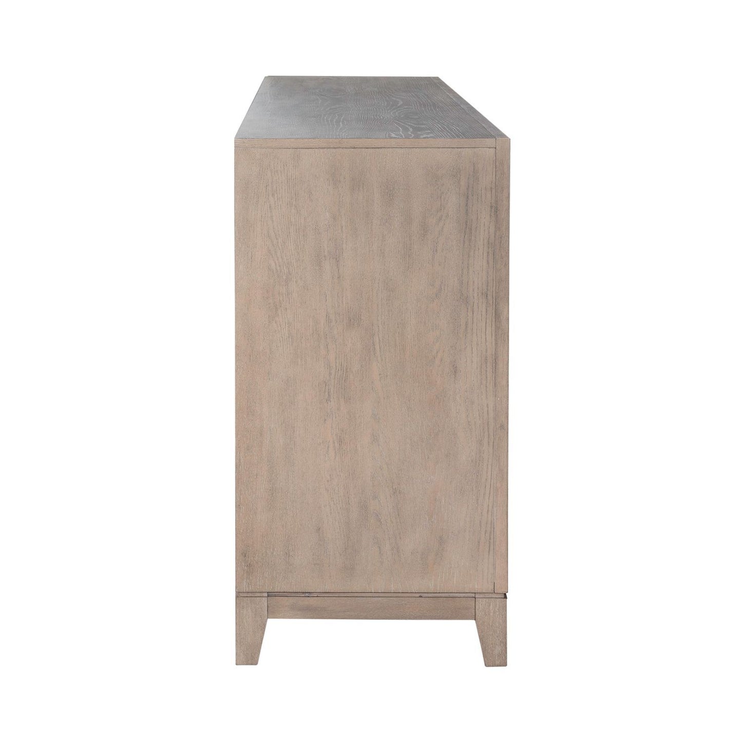 Fireplace TV Consoles - 80" Console With Fire FTS - Light Brown