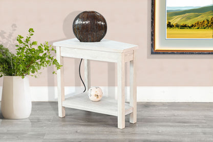 Chair Side Table With Power Strip