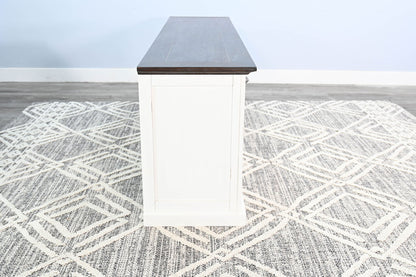 Carriage House - Credenza - Cottage White / Europen Dark