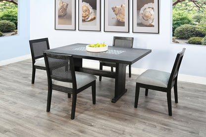 Geovanni - Dining Table With Tile - Umbra