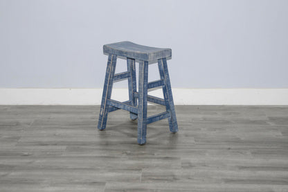Marina - Stool With Wood Seat (Set of 2)