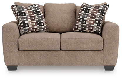 Triston-Peaks - Suede - Loveseat