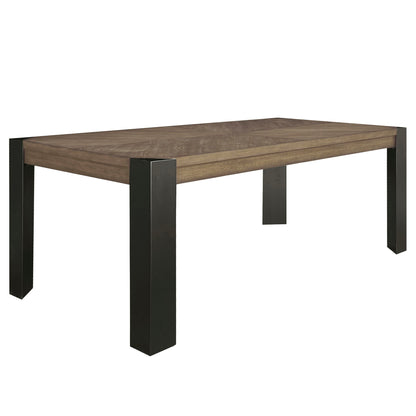 Cedar Fork - Rectangular Dining Table - Smoked Arabica