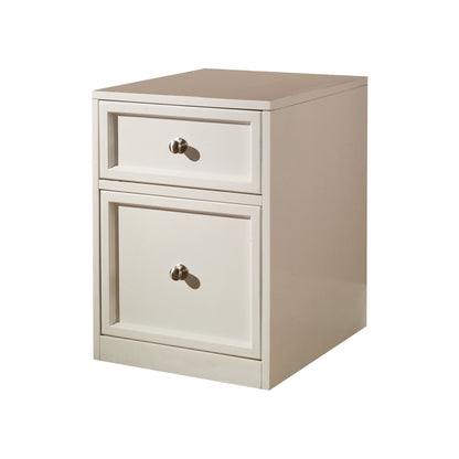 Boca - Rolling File Cabinet - Cottage White