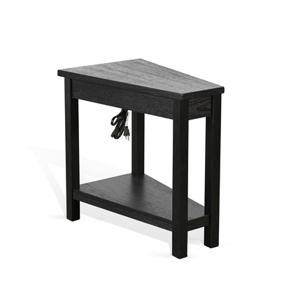 Chair Side Table With Power Strip