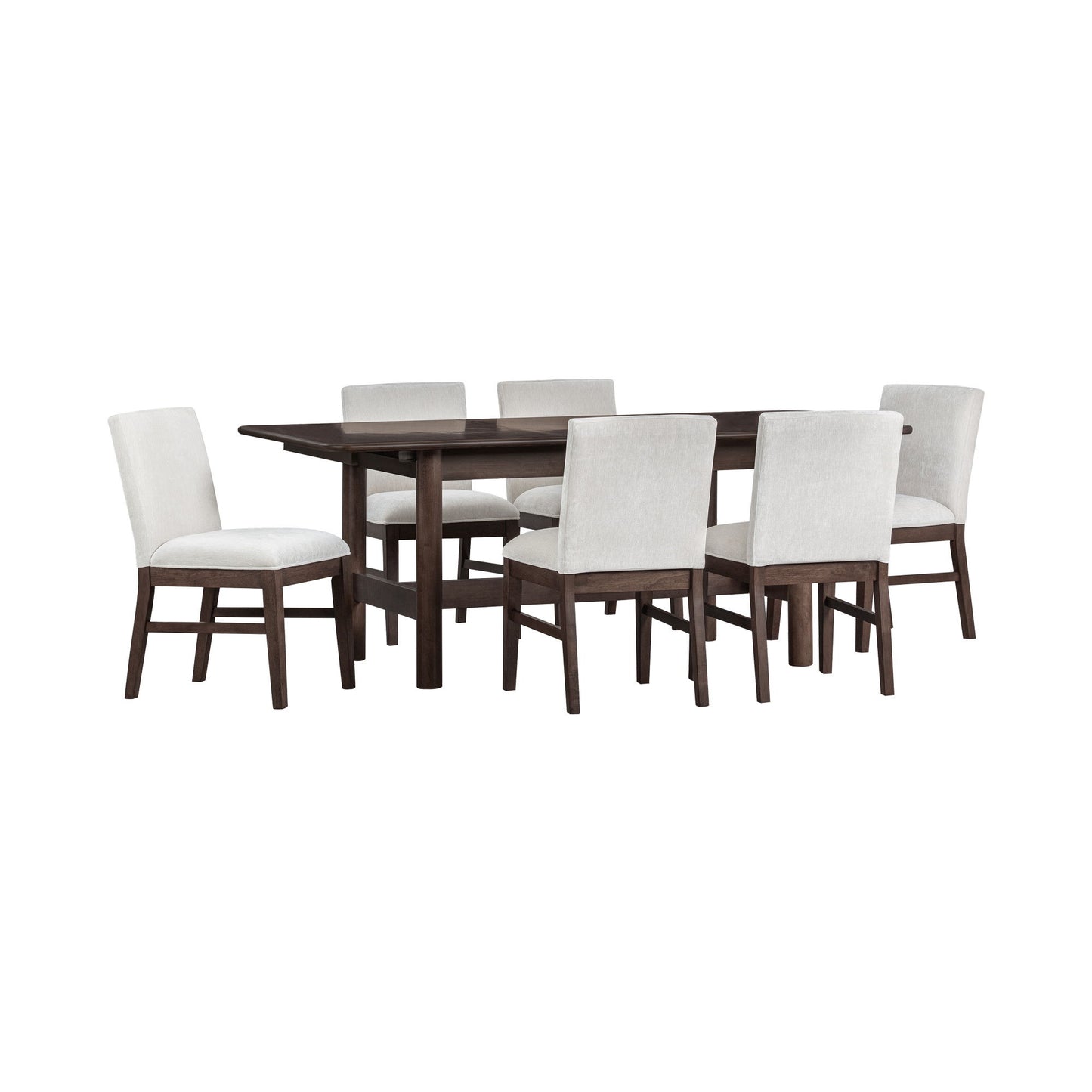 West End - Parson Chair With Ivory Upholstery