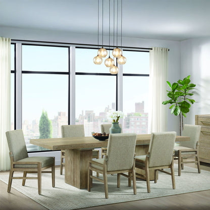 Nash - Trestle Dining Table - Weathered Sand