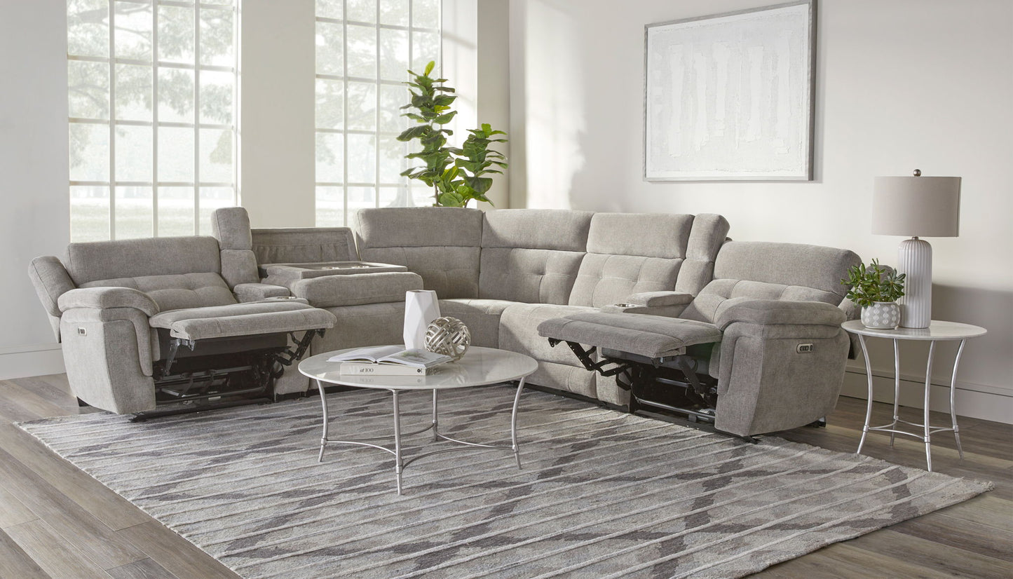 Richland - Modular Power Reclining Sectional With Power Adjustable Headrests