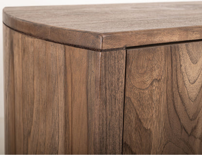 Balam - Gentleman Chest With 5 Drawer & 2 Door - Light Brown