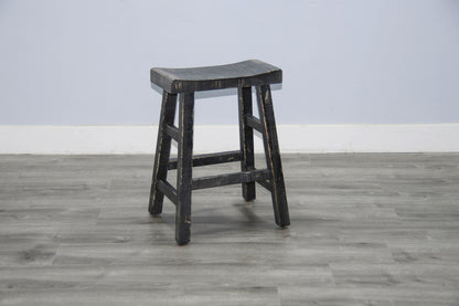 Marina - Stool With Wood Seat (Set of 2)