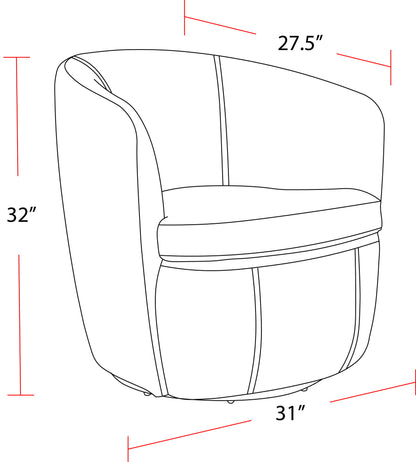 Barolo - Swivel Club Chair