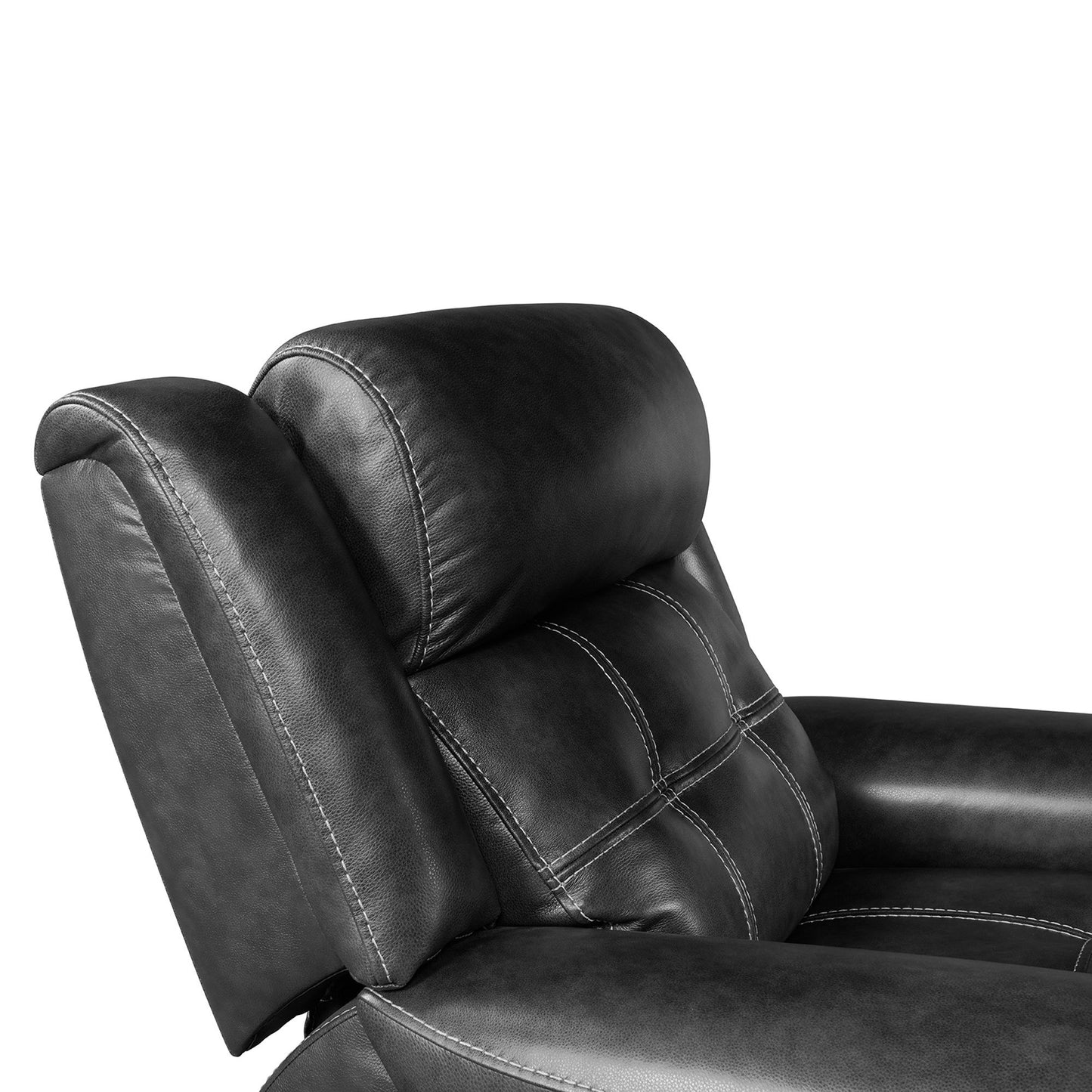Regis - Dual-Power Recliner - Baron Charcoal