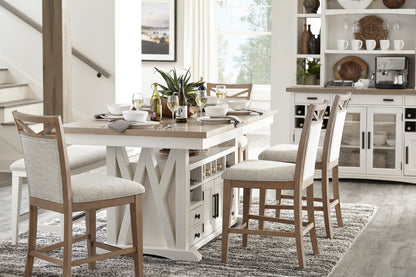 Americana Modern Dining - Upholstered Counter Chair (Set of 2) - Cotton
