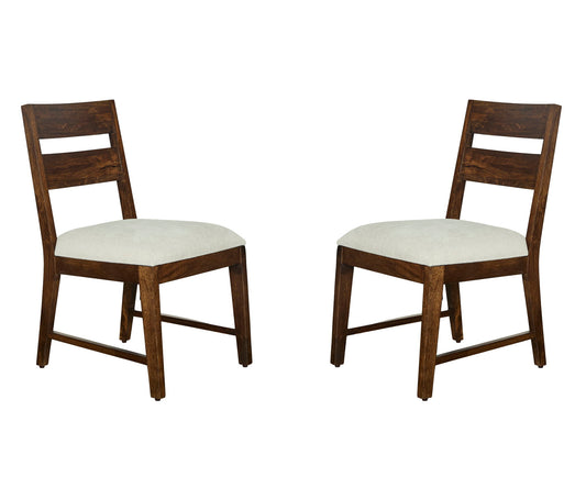 Portico - Ladderback Dining Chair (Set of 2) - Warm Brown