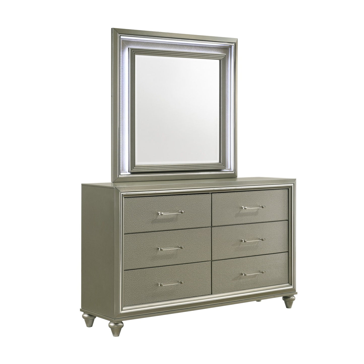 Lumina - Lighted Mirror - Silver