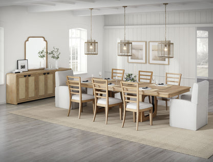 Escape - Dining Upholstered Caster Chair - Mirage Mist