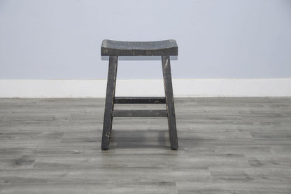 Marina - Stool With Wood Seat (Set of 2)